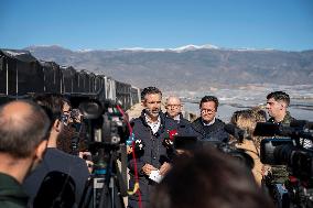 Pacheco Visits Farm Affected By 2024 DANA - Spain