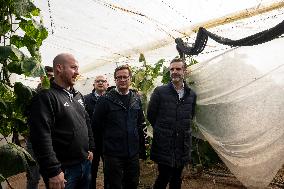Pacheco Visits Farm Affected By 2024 DANA - Spain