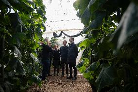 Pacheco Visits Farm Affected By 2024 DANA - Spain