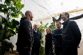 Pacheco Visits Farm Affected By 2024 DANA - Spain