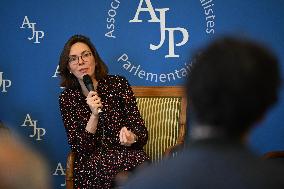 Amelie de Montchalin Speaks to Press - Paris