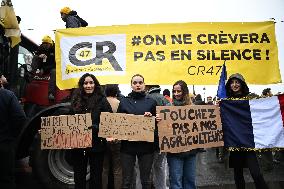 Farmers Protest In Front Of The National Assembly - Paris