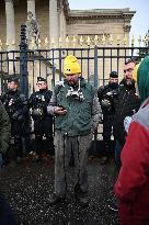 Farmers Protest In Front Of The National Assembly - Paris