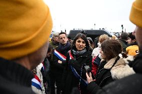 Aurelie Trouve at Farmers Protest at The National Assembly - Paris