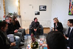 French National Assembly President Meets Farmers’ Union - Paris