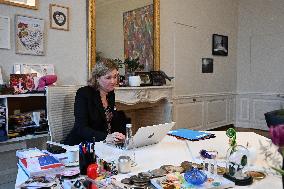 French National Assembly President Meets Farmers’ Union - Paris