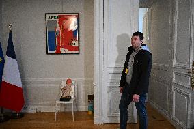 French National Assembly President Meets Farmers’ Union - Paris