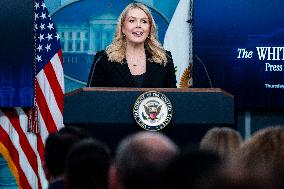 Vice President JD Vance SpeakS During WH Press Briefing