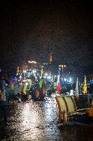 French farmers leaves Paris