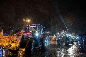 French farmers leaves Paris