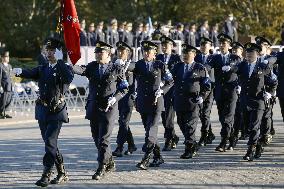Police march in Tokyo to mark new year