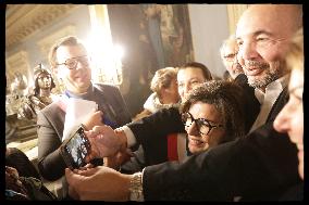 Rachida Dati At Epiphany Event - Paris