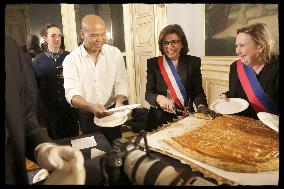 Rachida Dati At Epiphany Event - Paris