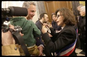 Rachida Dati At Epiphany Event - Paris