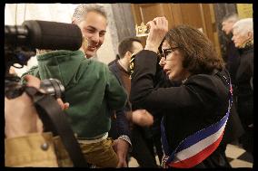 Rachida Dati At Epiphany Event - Paris