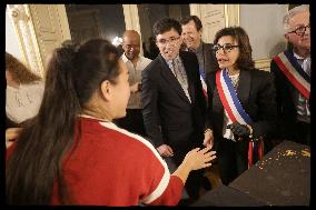 Rachida Dati At Epiphany Event - Paris