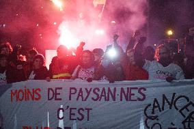 Confederation Paysanne Farmers Protest - Paris