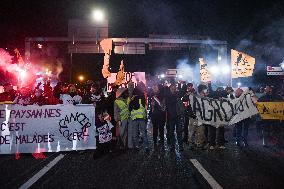 Confederation Paysanne Farmers Protest - Paris