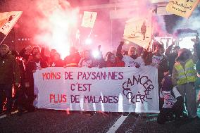 Confederation Paysanne Farmers Protest - Paris
