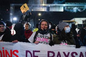 Confederation Paysanne Farmers Protest - Paris