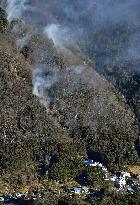 Wildfire in Yamanashi Pref.