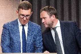 Estonian government press conference