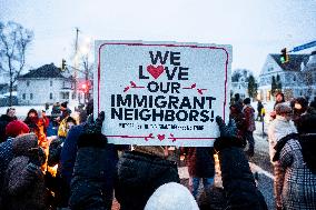 Memorial After Fatal Shooting - Minneapolis