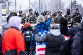 Federal Agents Clash With Protesters - Minneapolis