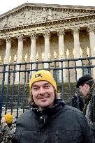 Farmers Protest In Front Of The National Assembly - Paris