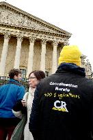 Farmers Protest In Front Of The National Assembly - Paris