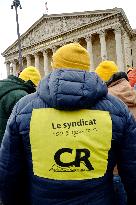 Farmers Protest In Front Of The National Assembly - Paris
