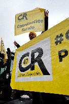 Farmers Protest In Front Of The National Assembly - Paris