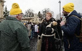 Farmers Protest In Front Of The National Assembly - Paris