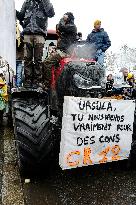 Farmers Protest In Front Of The National Assembly - Paris