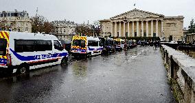 Farmers Protest In Front Of The National Assembly - Paris