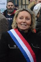 Farmers Protest In Front Of The National Assembly - Paris