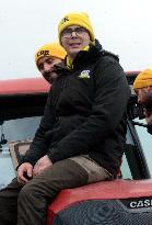 Farmers Protest In Front Of The National Assembly - Paris