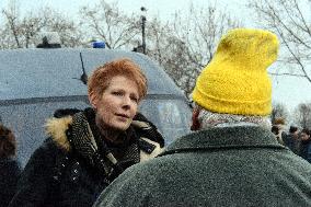 Farmers Protest In Front Of The National Assembly - Paris