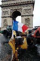 Several Dozen Farmers From The Coordination Rurale Arriving In Paris