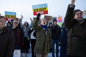 Memorial After Fatal Shooting - Minneapolis