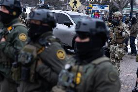 Memorial After Fatal Shooting - Minneapolis