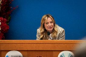 Giorgia Meloni Press Conference - Rome