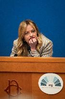 Giorgia Meloni Press Conference - Rome