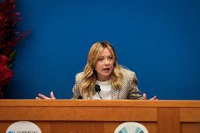 Giorgia Meloni Press Conference - Rome