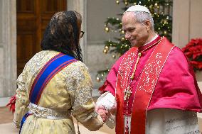 Pope Leo XIV Meets The Diplomatic Corps - Vatican