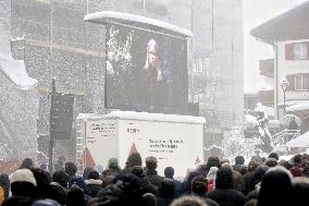 Commemoration Ceremony for Victims of Crans-Montana - Martigny
