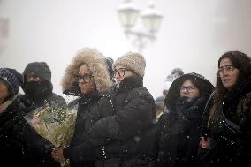 Commemoration Ceremony for Victims of Crans-Montana - Martigny