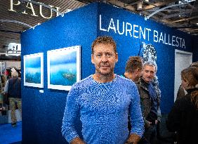 UW photographer Laurent Ballesta at Paris International Dive Show - Paris