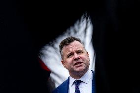 Director of Federal Housing Finance Agency Pulte Speaks to Press at White House