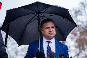 Director of Federal Housing Finance Agency Pulte Speaks to Press at White House